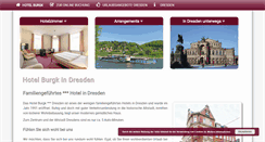 Desktop Screenshot of hotel-burgk.de